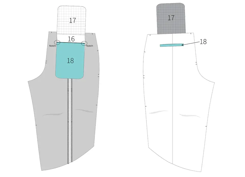 Back Welt Pocket - Master Tailoring for Trousers & Jeans